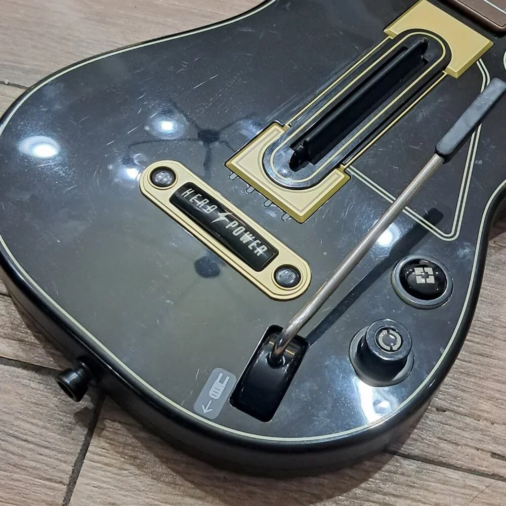 Guitar Hero Live Wireless Guitar Controller 0000654 Black XBOX Playstation READ‎
